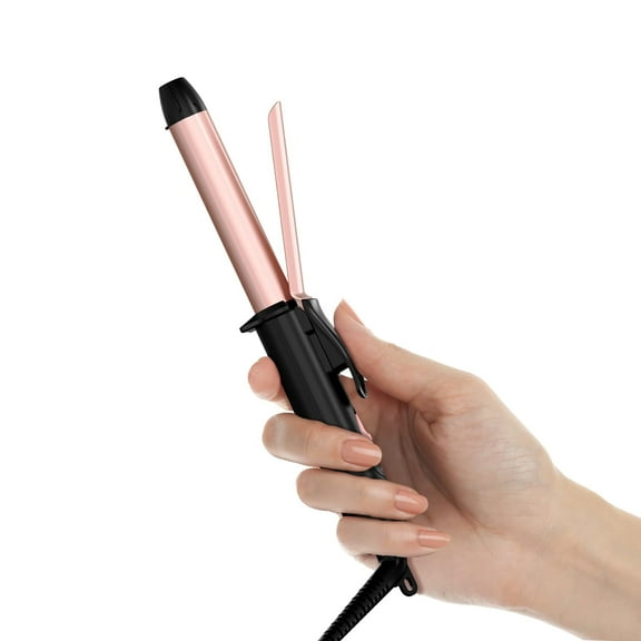 FARERY Mini Curling Iron for Short Hair Dual Voltage, Travel Size Ceramic Hair Curler 3/4"