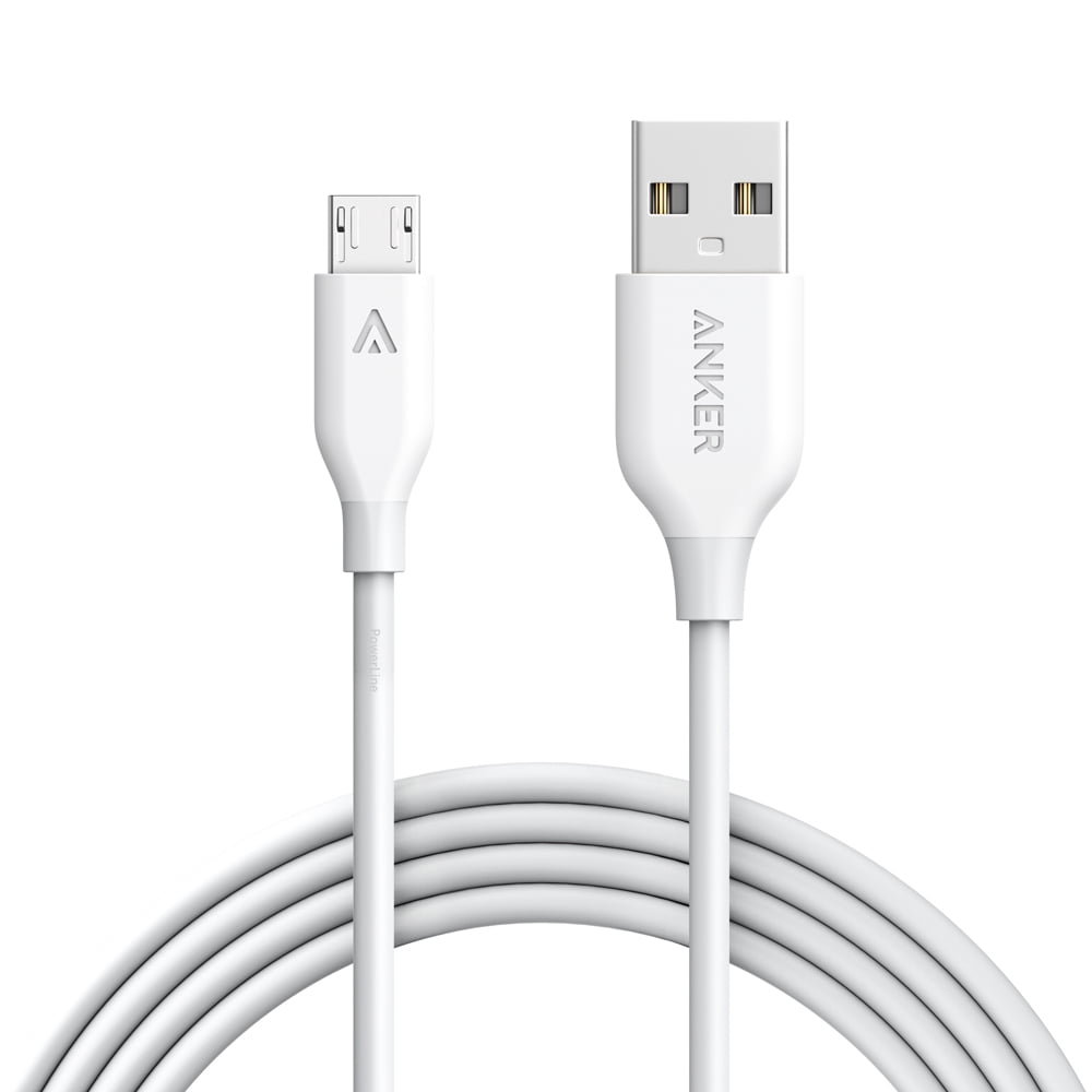 - Charging Cable for Samsung Anker Powerline Micro USB 3-Pack Black LG Android Smartphones and More 3ft Nexus 