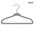 thumbnail image 1 of 10Pcs Flocking Clothes Hanger Non-Slip No Trace Household Organizer for Children, 1 of 2