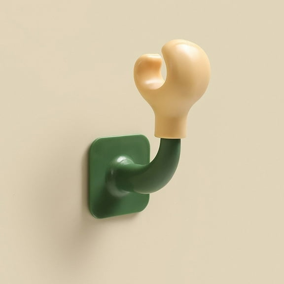 Nkmbld Large Adhesive Hooks for Hanging Heavy Duty, Cute Small Hand Removable Adhesive Wall Hooks for Keys, Bathroom, Kitchen, Door, Home Improvement, Green