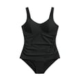 thumbnail image 3 of Oplxuo Two Piece Swimsuit Women Tummy Control Tankini Bathing Suit Full Coverage Slim Swim Suits Modest Swimwear with Bottom, 3 of 5