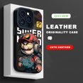 thumbnail image 2 of Funda De Cuero De Mario Para IPhone 11 14 13 12 Pro MAX 7 8 Plus X XR 11Pro 12Pro 13Pro XS SE 2020 Silicona Suave Super Linda Protector De Dibujos Animados A Prueba De Golpes Cubierta Trasera, 2 of 3