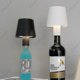 thumbnail image 4 of Lámpara LED para botella de vino, lámpara de mesa portátil para ambiente de bar o cafetería, luz nocturna decorativa con cabezal extraíble y función recargable, nueva 2024, color azul cielo, 4 of 5
