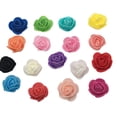 thumbnail image 4 of Sunjoy Tech 100Pcs Fake Flower Head Realistic Looking Anti-fade Foam 3.5cm Artificial Rose Head DIY Wedding Party Decoration Photography Prop, 4 of 8