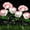 Pink, variant on Uklsqma Solar Garden Stake Lights with Color Changing LEDs | Wireless Hydrangea Flower Design for Fence Yard & Flowerbed Decor | 1-Pack
