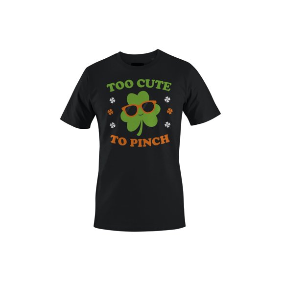 Too Cute to Pinch Fun St. Patricks Day Shamrock Design Women's T-shirt