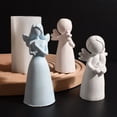 thumbnail image 4 of Silicone Girl Shaped Mold for Handmade Enthusiasts Aromatherapys Mould Practical Craft Classroom Supplies, 4 of 8