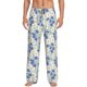 thumbnail image 1 of Fotbe Daisies Flowers Pantalones de Pijama para Hombre, Pantalones de Dormir, Pantalones de Casa con Cintura Ajustable y Bolsillos-XX-Large, 1 of 6