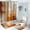 Orange Brown, variant on 4Pcs Shower Curtain Set, Rustic Vintage Bee Bathroom Shower Curtain with Rugs and Accessories,with Non-Slip Rugs, Toilet Lid Cover and Bath Mat for Bathroom Decor Set