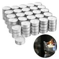 thumbnail image 4 of Velas de Té Decorativas Sin Perfume, Latas de Aluminio 100 Paquetes Calientes de Luces de Té de Boda Blanca para decoración del Hogar, 4 of 8