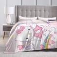 thumbnail image 5 of Hello Kitty Blanket, Super Soft Throw Blanket, Cozy Flannel Blankets For Boys Girls, Warm Blankets For Couch Sofa Bed, 80"X60", 5 of 9