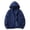 Dark Blue, variant on Fleece Lined Hoodies for Men Zip Up Jacket Sherpa Comfort Sweatshirts Fall Winter Warm Cozy Coats with Pockets