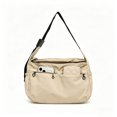 thumbnail image 3 of Women's Large Capacity Nylon Tote Bag, Lightweight Water Resistant Crossbody Shoulder Bag with Adjustable Wide Strap for Work Travel School Daily Use, 3 of 6