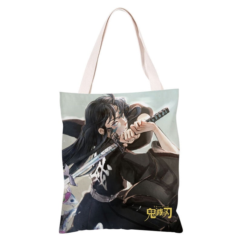 Demon Slayer Kimetsu no Yaiba Agatsuma Zenitsu Canvas Bag Shoulder bags Handbag 