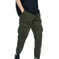 thumbnail image 2 of Plus Size Casual Pants for Mens Fashion Side Pockets Small Feet Tight Fitting Pants Full Length Pants Up to 65% off!, 2 of 8