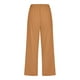 thumbnail image 5 of Pantalones de cintura alta y pierna ancha con cordón para mujer - Pantalones rectos elásticos de poliéster con bolsillos, 5 of 5