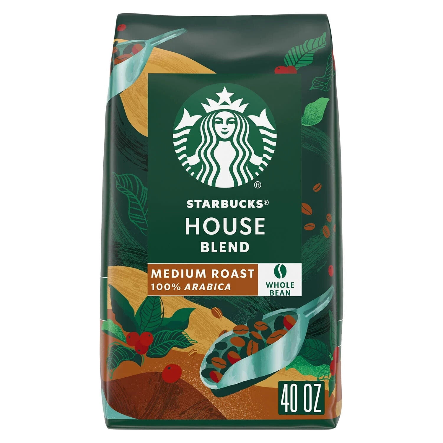 Starbucks House Blend Whole Bean Coffee (40 Oz.) Great Price
