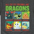 thumbnail image 3 of How to Train Your Dragon - All My Friends Are Dragons - Toddler And Youth Short Sleeve Graphic T-Shirt, 3 of 5