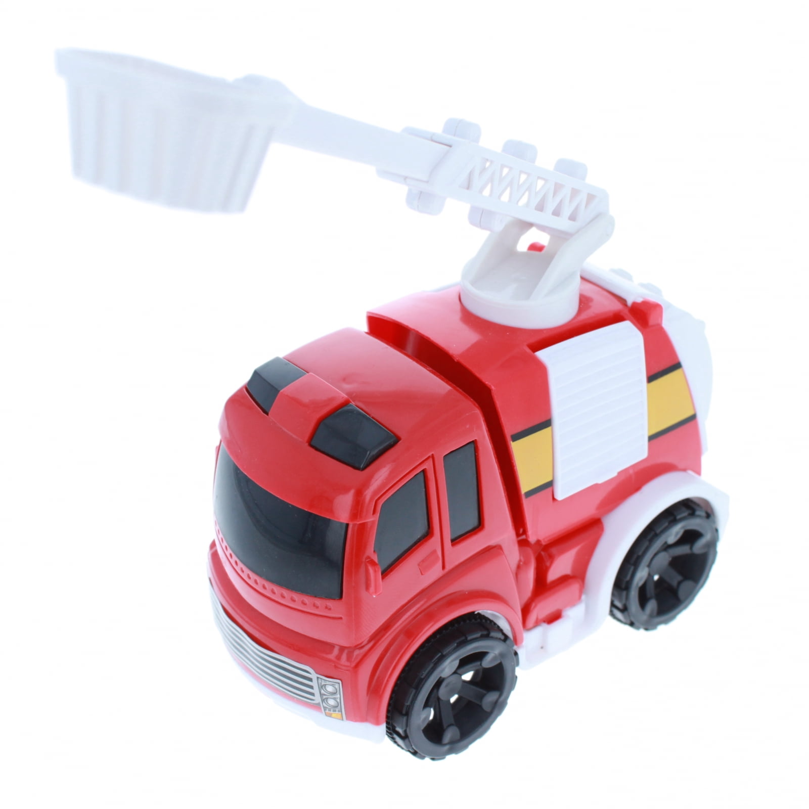 Urban Theme Transport Play Mat Set Friction Powered Vehicles City Fire Station