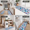 thumbnail image 5 of Lightblue Butterfly Pattern Kitchen Rugs Sets Of 3,Kitchen Runner Rugs Non Skid Washable,Decorative Kitchen Floor Mats for Kitchen,Sink,Laundry,17"x30"+ 17"x47" + 17"x59", 5 of 6