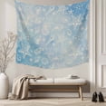 thumbnail image 5 of Blue Coastal Large Tapestry for Bedroom Wall Hanging Tapestry, Summer Ocean Starfish Conch Seashells Ceiling Backdrop Tapestries Poster Blanket Wall Decor for Teens Room Living Room Dorm 86" x 104", 5 of 8