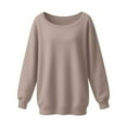 thumbnail image 5 of One Shoulder Sweatshirts for Women 2025 Long Sleeve Lightweight Plain Sweatshirt Pullover Tops Fall Outfits, 5 of 6