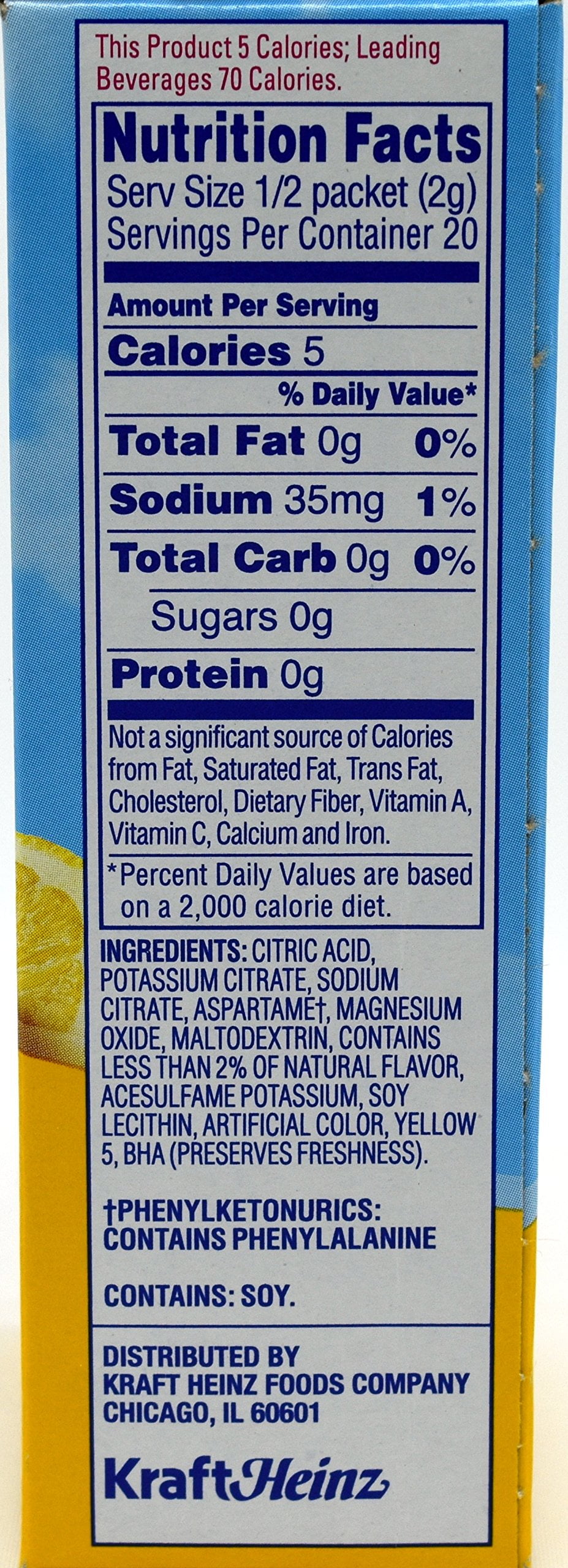 Crystal Light On The Go Natural Lemonade Drink Mix, 10-Packet Box (Pack of 7)