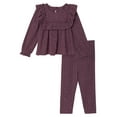 thumbnail image 2 of Modern Moments by Gerber Toddler Girl Ruffle Top and Pant Set, Sizes 12M-5T, 2 of 18