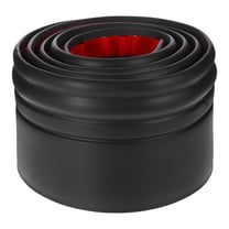 OUNONA Self Adhesive Black Baseboard p Thickened Wall Skirting Tape