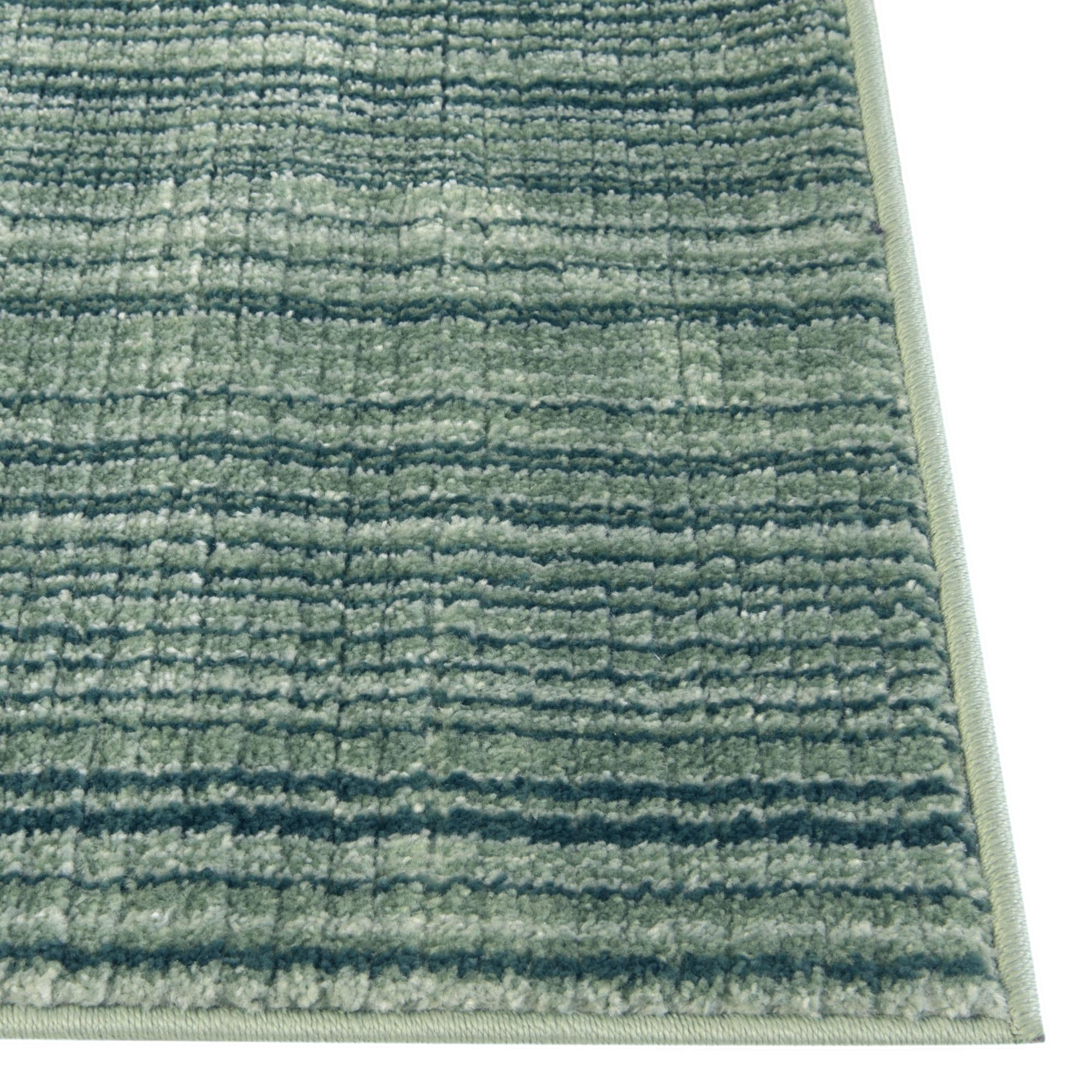 Rugs.com Gemstone Collection Rug – 9' 8 Square Green Medium Rug Perfect For Living Rooms, Kitchens, Entryways