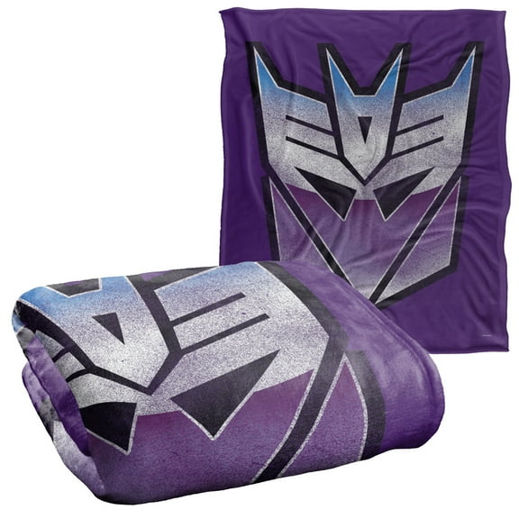 Transformers Decepticon Shine Silky Touch Super Soft Throw Blanket 50' x 60'