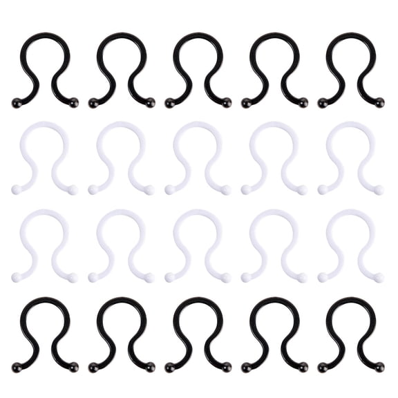 LIFKOME Wire Cord Organizer Assorted Color for Charging Cables and Desk 40Pcs