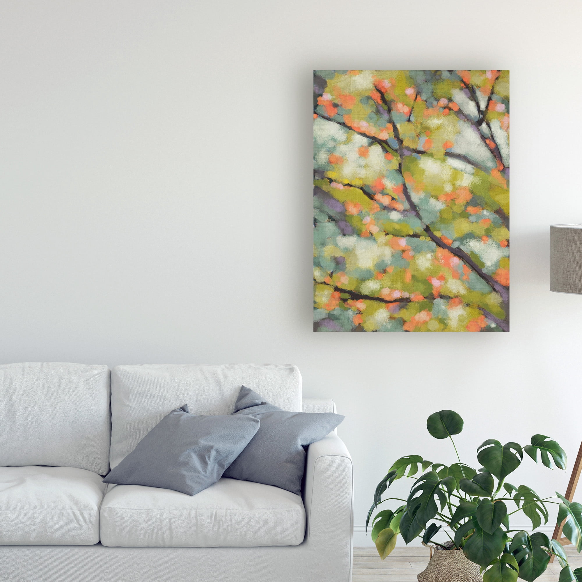 Trademark Fine Art 'Dappled Dusk I' Canvas Art by Chariklia Zarris