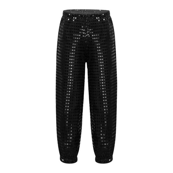 Size 16 Girl Clothes Girls Size 14 Pants Kids Sequins Loose Jazz Hop Street Dance Pants Haren Trousers Dancewear For Boys Girls