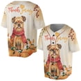 thumbnail image 3 of Happy Thanksgiving Brussels Griffon with Turkey Pumpkins Autumn Vibes All Over Print 3D Baseball Shirt Griff Dog Lover Softball Sport - 12018, 3 of 6