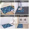 thumbnail image 5 of Vsdgher Hawaiian Style print Flannel Anti-Slip Floor Mat Comfort Mat Floor Carpet for Decor, Non-Slip, Home, Office, Laundry, Durable, 5 of 5