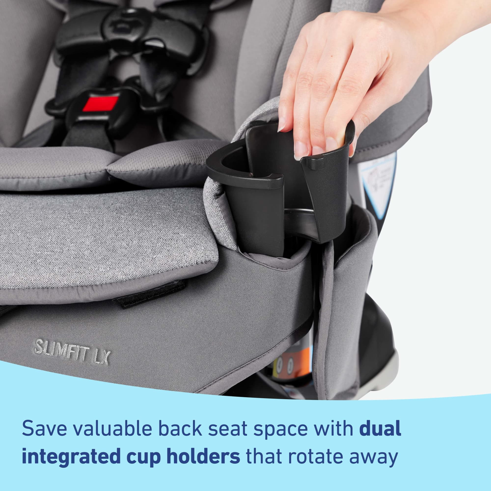 (3 pack) Graco SlimFit LX 3-in-1 Convertible Car Seat, Lilac