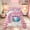 White Pink 01, variant on Feelyou Ice Cream Baseball Twin Comforter Sets for Kids, Kawaii Donut Print Bedding Set, Multicolor, Polkadot Reversible, 2-Piece, 1 Comforter and 1 Pillowcase