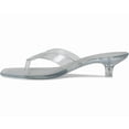 thumbnail image 3 of Tracie Y2K Jelly Thong Kitten Heel Sandal - Clear, 3 of 6