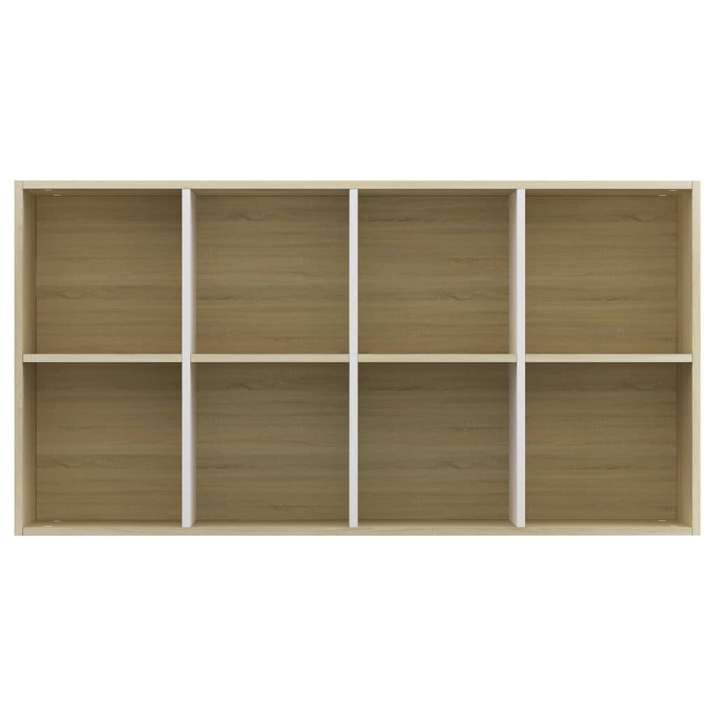 Kepooman 26" Two Rows & Four Layers Sideboard Bookcade for Living Room Bedroom, Multi-color