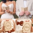 thumbnail image 2 of GOOHOCHY 4 piezas/2 juegos de libros de votos matrimoniales para Sr. y Sra., cuaderno creativo de papel kraft resistente, cuaderno de votos para diario de boda, compromiso (beige), 2 of 8