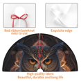 thumbnail image 4 of Sikiie Classical Style Brown Owl 30-48 inches {designName} Print Christmas Tree Skirt Snowman Xmas Tree Skirt with Edge Christmas Decorations for Holiday Party48", 4 of 7