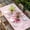 LightPink, variant on Valentine's Day Table Cloths for 6 Foot Rectangle Tables, Pink Bows Romantic Love Heart Patio Waterproof Elastic Fitted Tablecloths, Washable Rectangular Table Cover for Camping