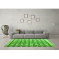 thumbnail image 3 of Ahgly Company Indoor Round Abstract Green Modern Area Rugs, 8' Round, 3 of 4