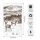 thumbnail image 2 of Balery Woodland Forest With Deers Toalla de Microfibra Premium con Estampado – 27.5x16 pulgadas, Alta Absorción, Suave y Aterciopelada, Secado Rápido, 2 of 6