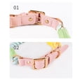 thumbnail image 4 of 120cm/ 150cm Weaving Dog Leash Gradients Color Flexible Dog Rabbits Cat Traction Rope Dog Leash for Walking Products, 4 of 20