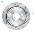 thumbnail image 2 of Rear Drilled Slotted Brake Disc Rotors 320mm For 2005-2010 Jeep Grand Cherokee, 2 of 6