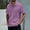 Purple, variant on UANWENN Men Fashion Casual Top Shirt Comfortable Solid Color Button Shirt Top Short Sleeve Top Adult Bodysuit Male Bulk of T Shirts Mens Tops Beach Tee Shirt Top Large Shirt 70s Shirt Men T Shirt