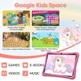 thumbnail image 4 of 10.1 inch Android 15 Kids Tablets 2025,6GB RAM + 32GB ROM,Parent Control Kids Education Children Tablet with WiFi,Kid-Proof Case,Pink, 4 of 12
