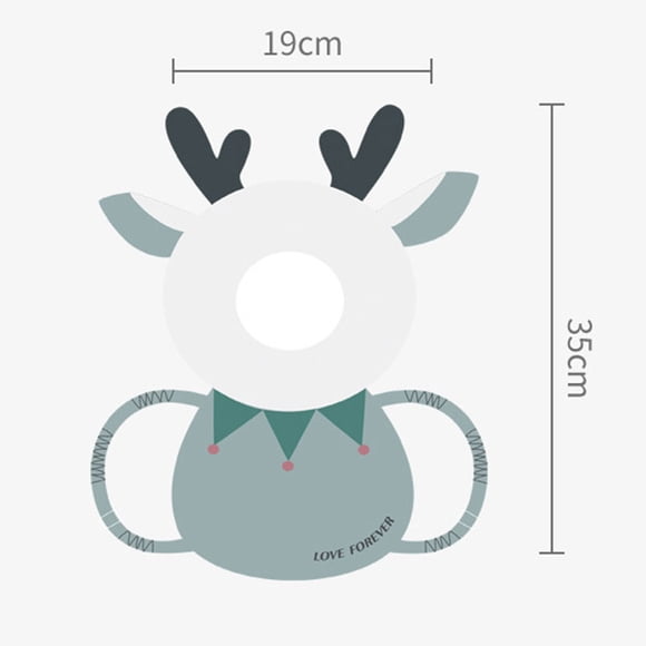 Cojín de protección para la cabeza de bebés, sensación cómoda, transpirable, suave, Protector de cabeza para niños pequeños, cojín tipo 4 de poliéster